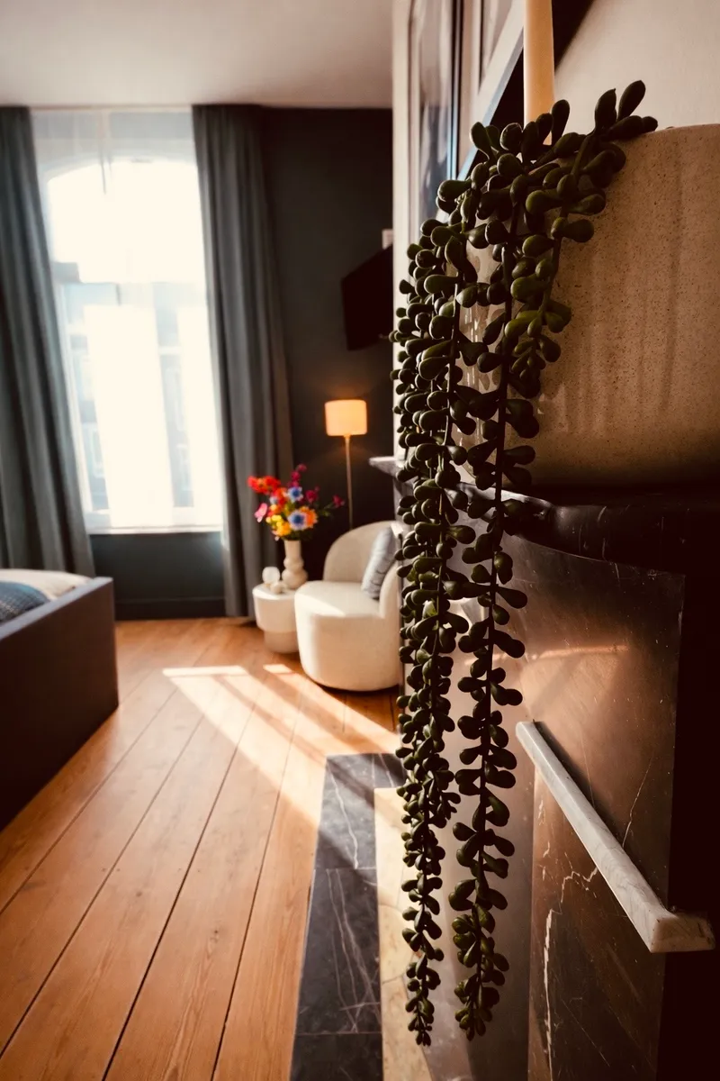 Designkamer boutique B&B Hasselt met vrijstaand bad