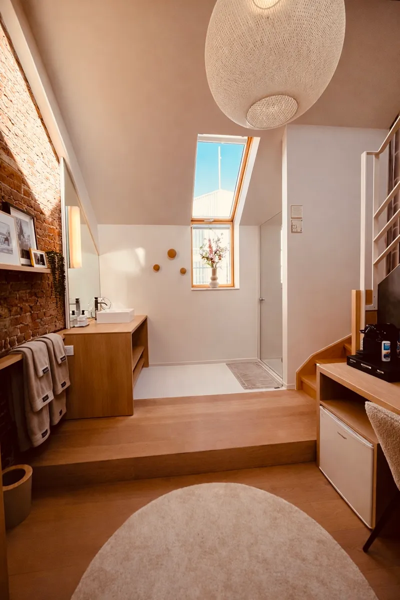 Woonruimte met dakraam Skylight Mezzanine Hasselt