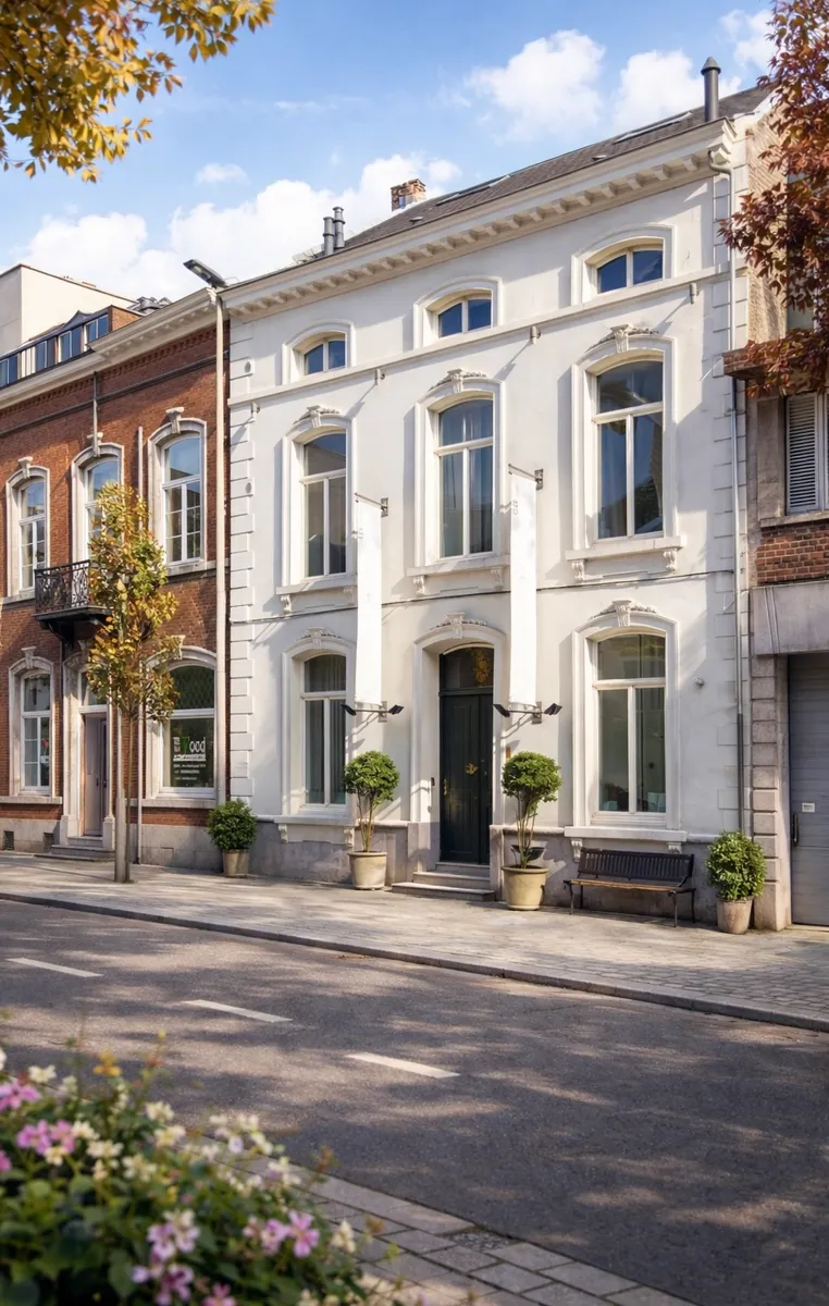 Gevel DeuxHommes B&B Hasselt centrum